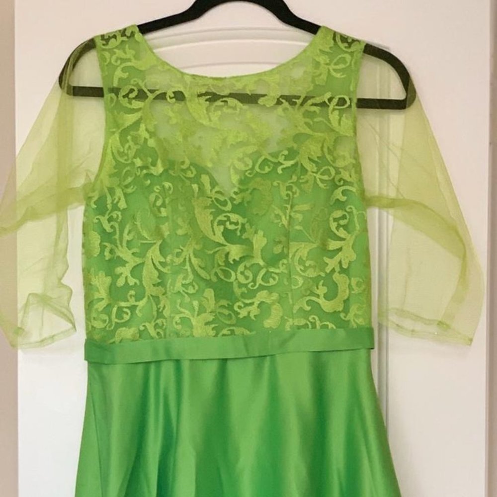 lime green Bridesmaid dress